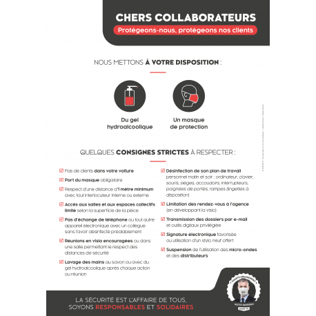 PRECONNISATION Covid19 COLLABORATEUR A4