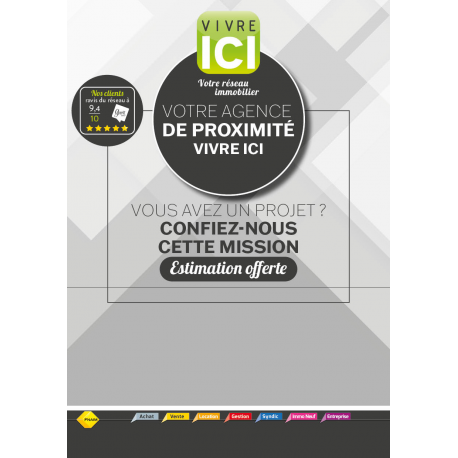 flyer A5-  Votre agence de proximité (6 biens)