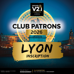 CLUB PATRONS LYON OCTOBRE 2026 - 435 € HT