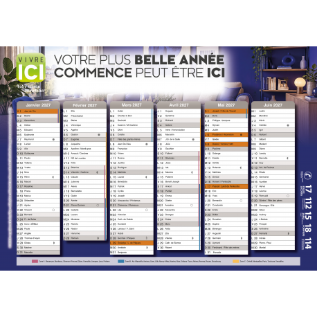 Calendrier 2027